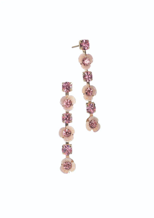 Flower Garland Drops - Rose/Blush