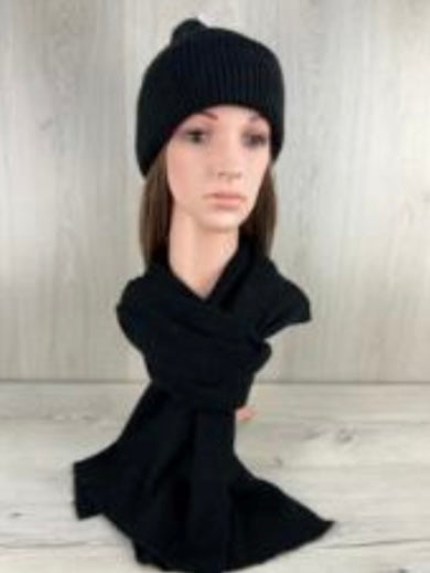 Beanie Hat and Scarf Set