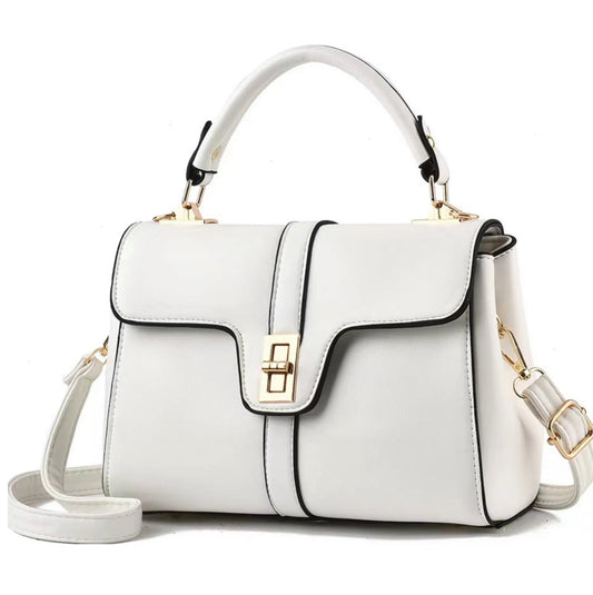 Small Front Clasp Opening Top Handle Bag Shoulder Bag