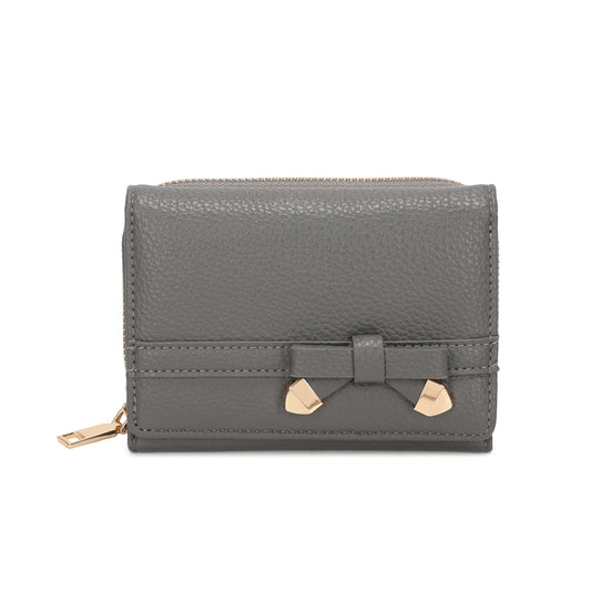 Grey Bow Purse