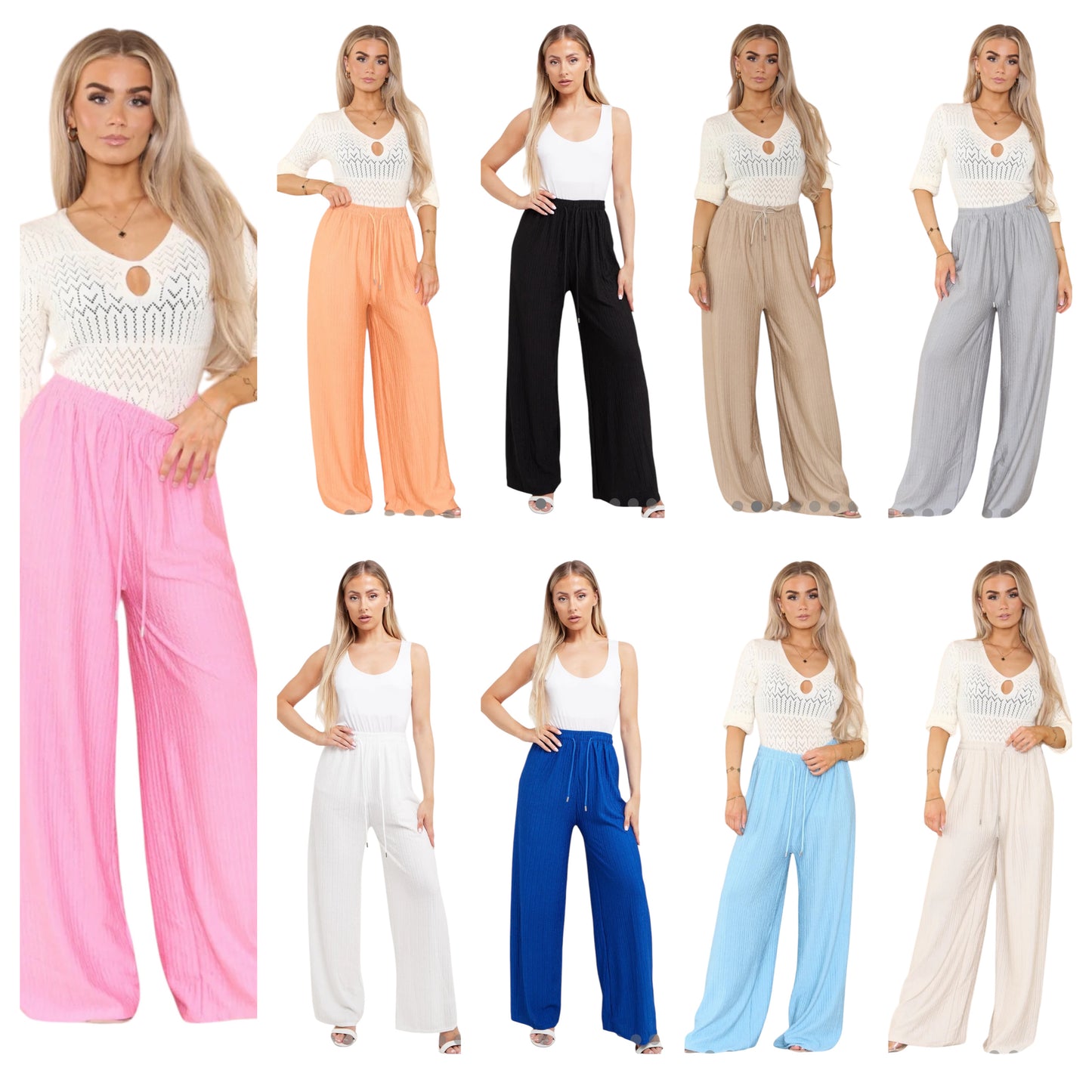 Textured Trouser