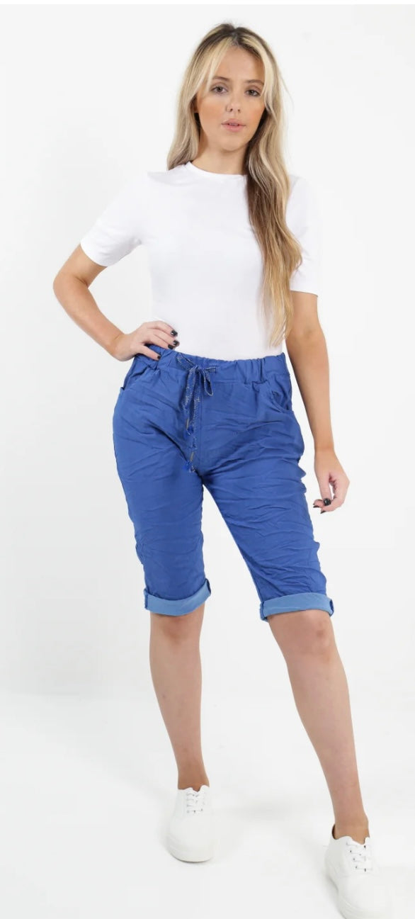 Italian Plain Magic Stretch Chino Shorts
