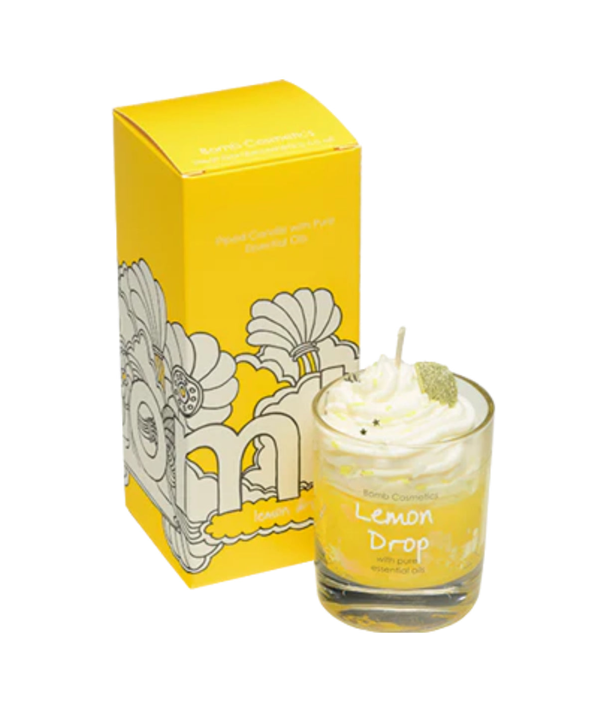 Lemon Drop Piped Candle
