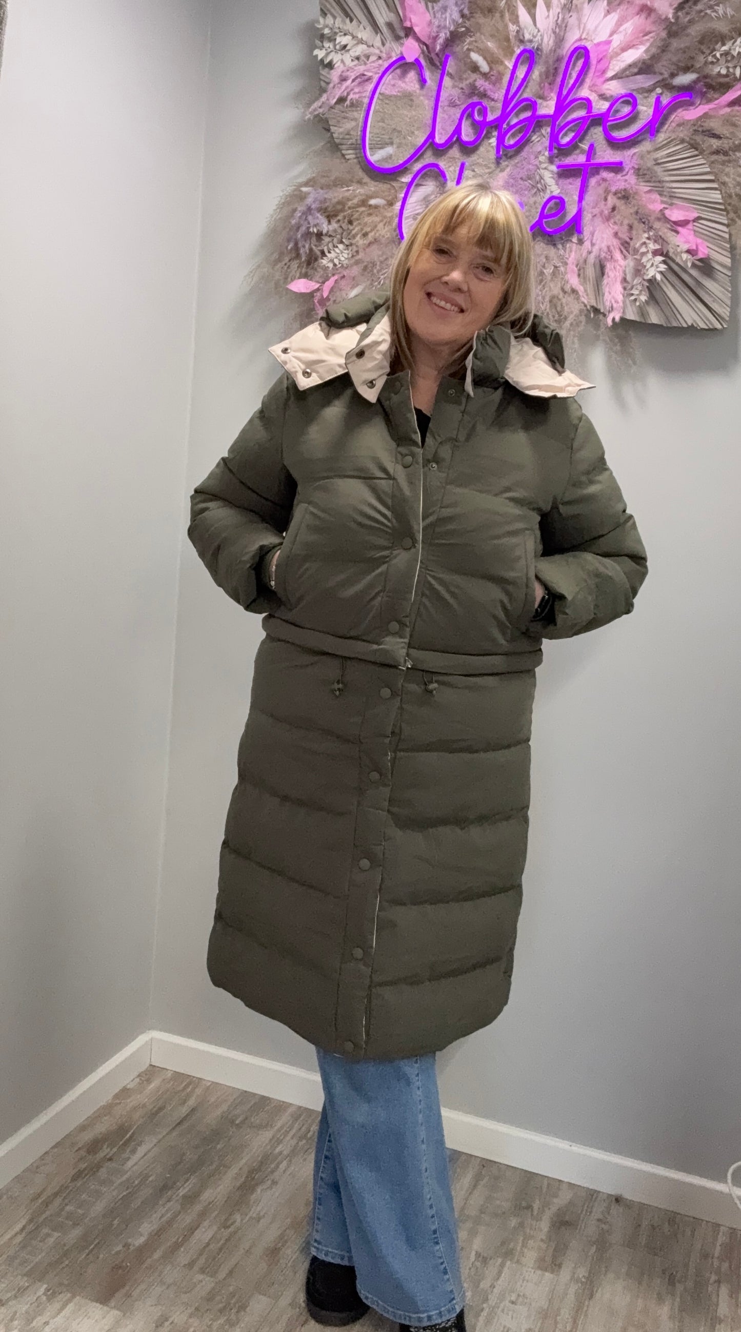 Hooded Puffer 2 in 1 Coat/Jacket