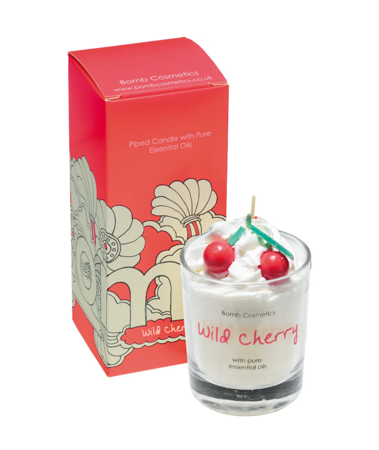 Wild Cherry Piped Candle