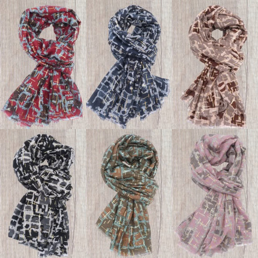 Geometric Scarf