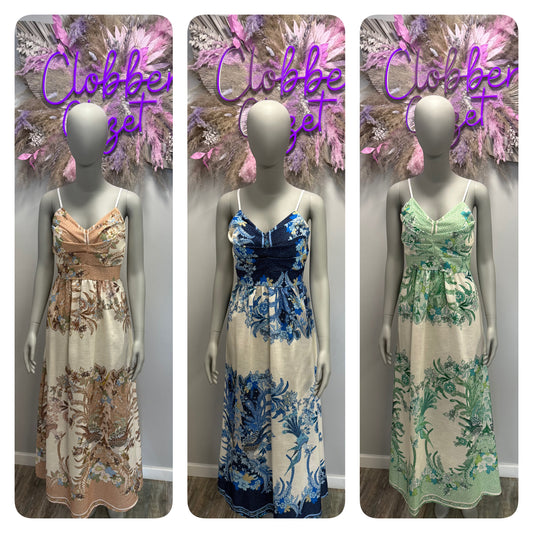 Isla Printed Maxi Dress