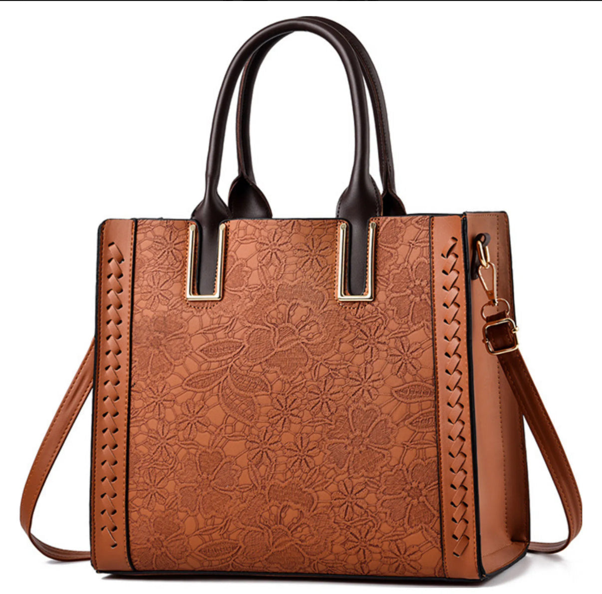 Lace Print Tote Bag