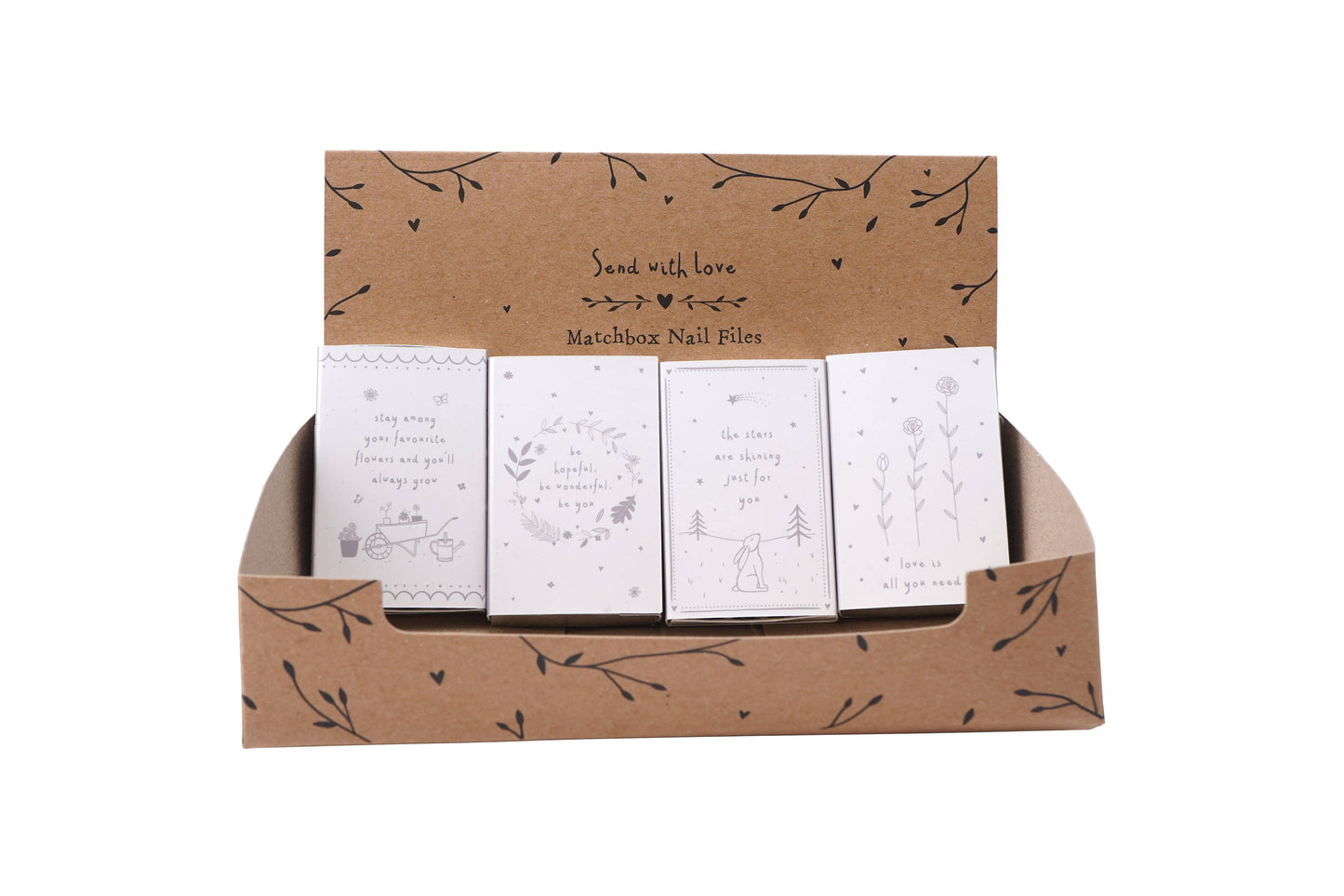 Send With Love Matchbox Nail Files