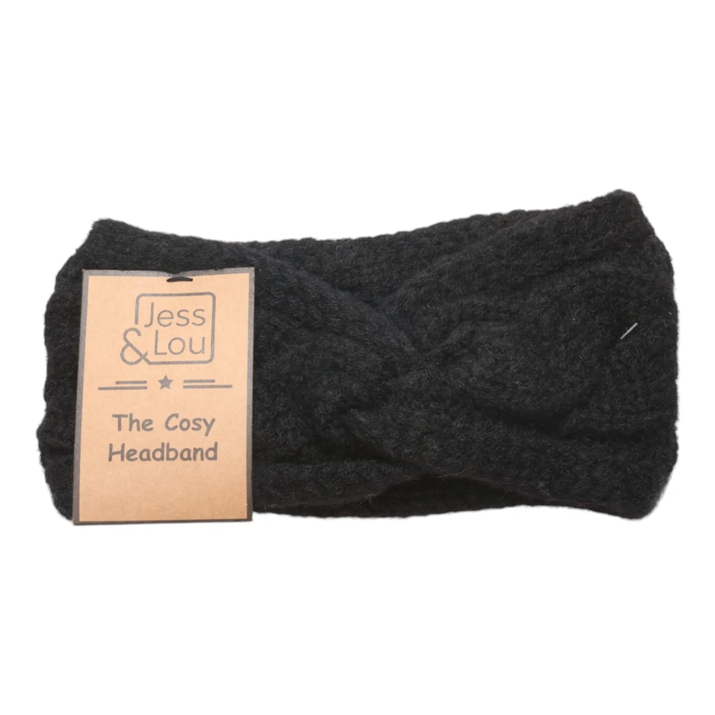 Jess & Lou Cosy Cable, Knot Front Headband