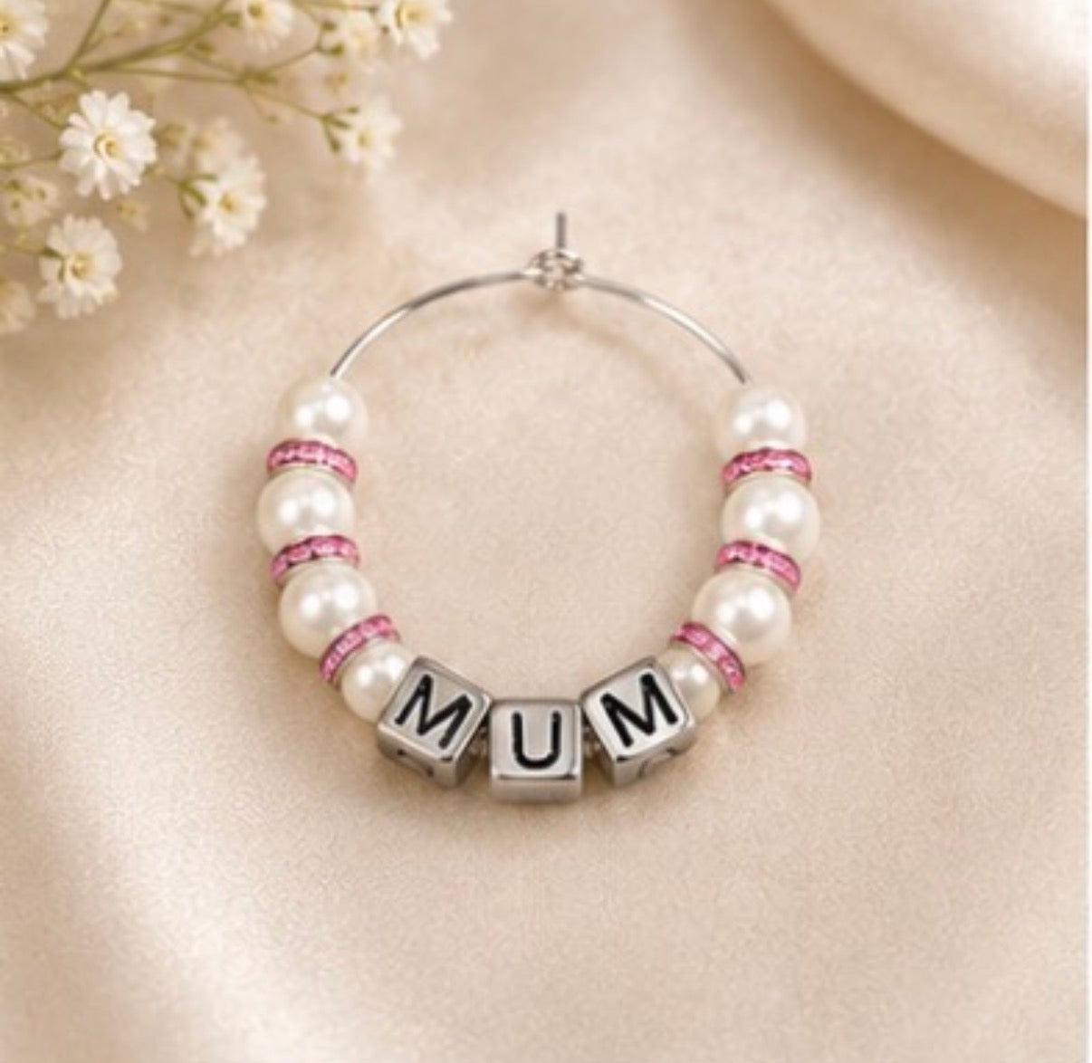 Personalised Wine Glass Charms