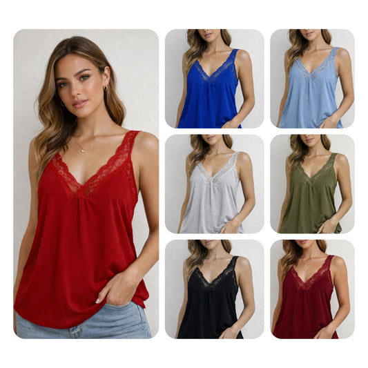 Italian Lace Vest Top