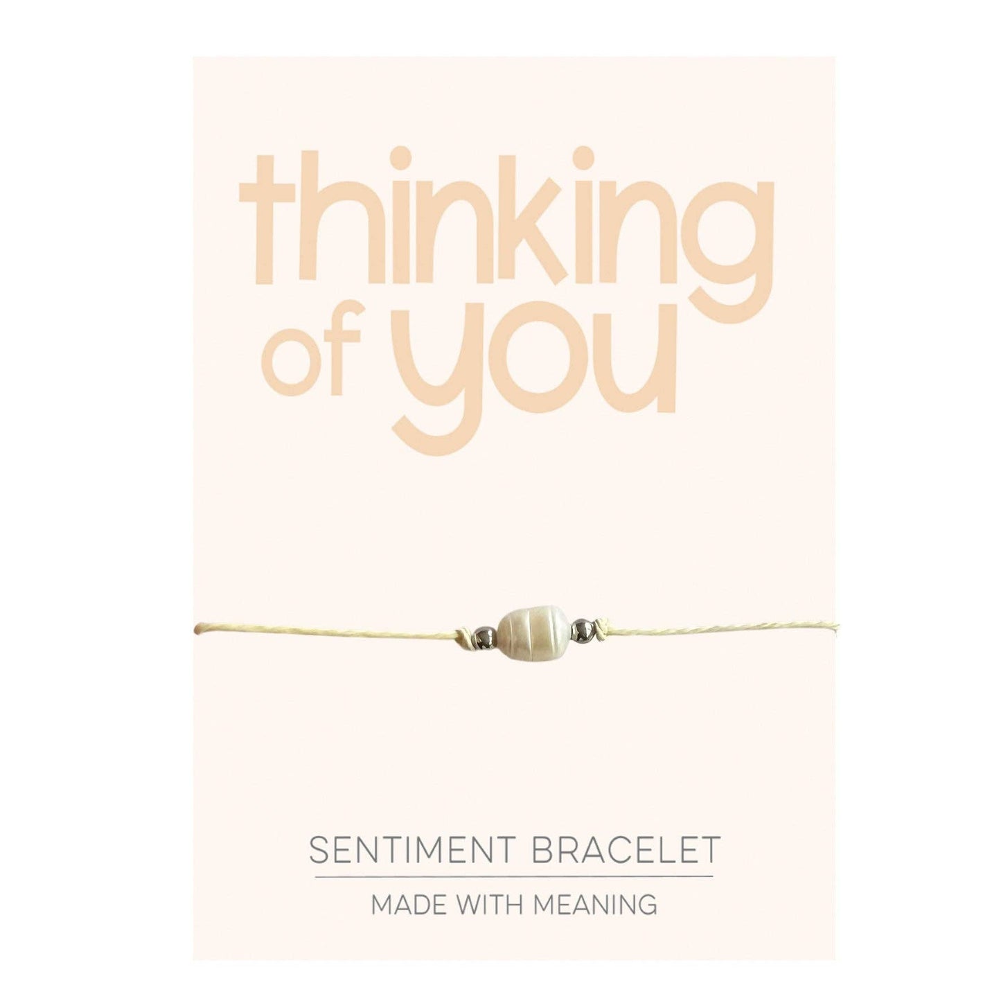 Thinking of You Sentiment Bracelet