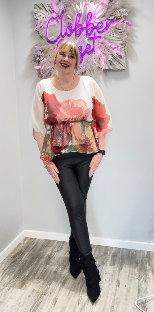 Poppy Belted Kaftan