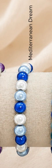 Multicoloured Miracle Bead 3D Illuminating  Elasticated Bracelet