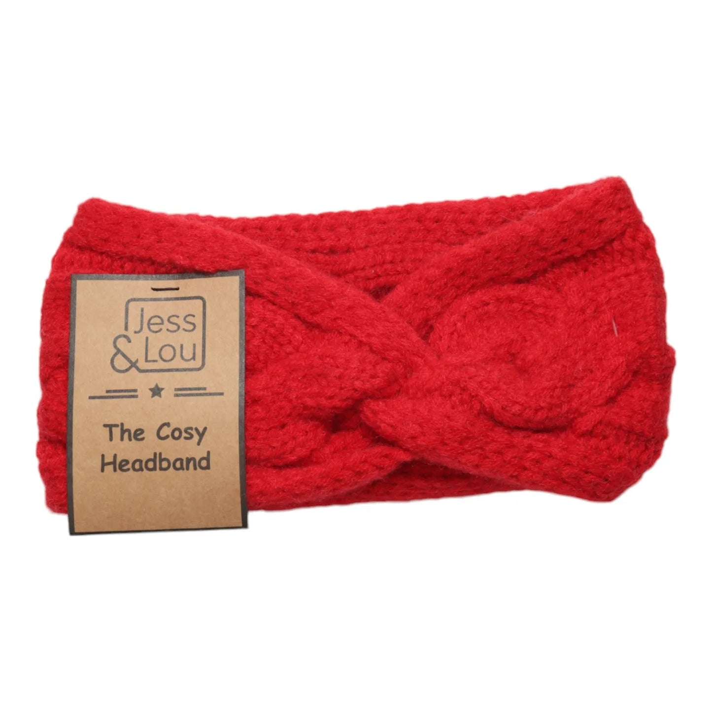 Jess & Lou Cosy Cable, Knot Front Headband