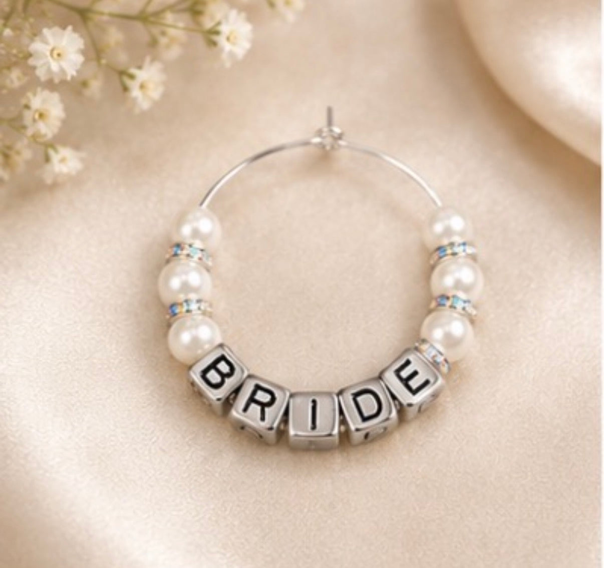 Personalised Wine Glass Charms