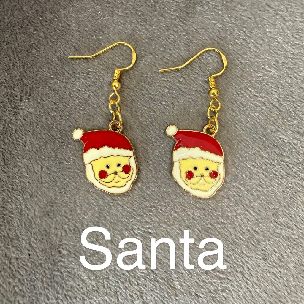 Christmas Dangle Drop Earrings