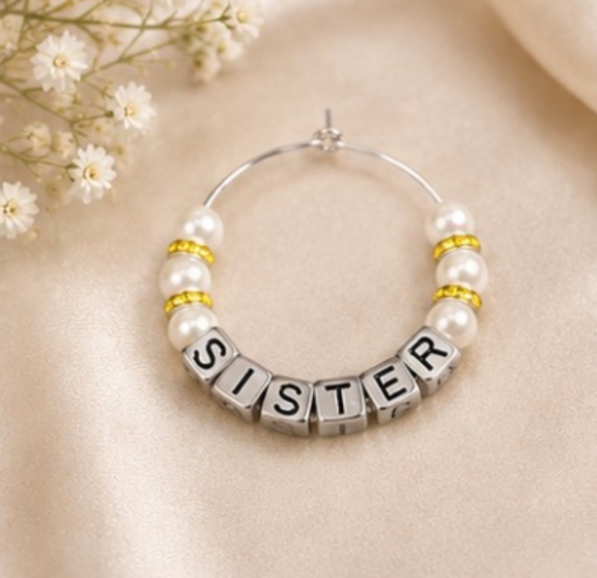 Personalised Wine Glass Charms