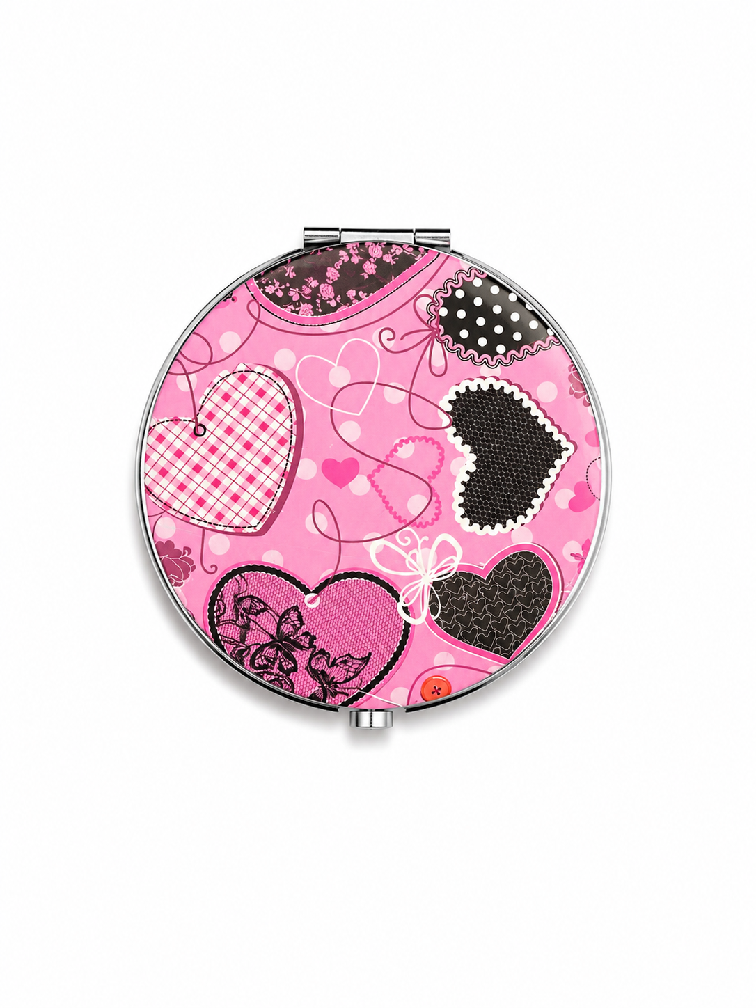 Miss Milly Heart Compact Mirror