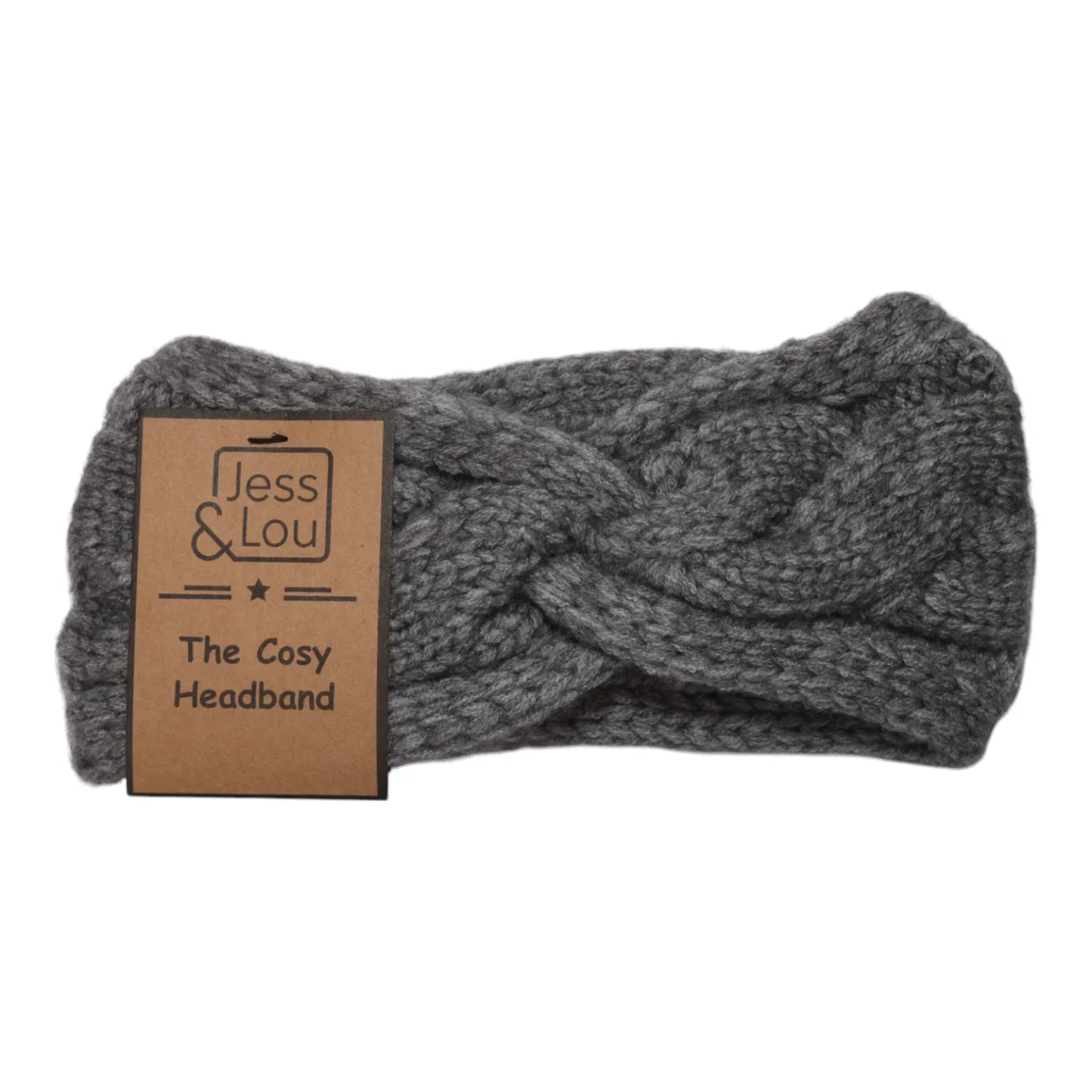 Jess & Lou Cosy Cable, Knot Front Headband
