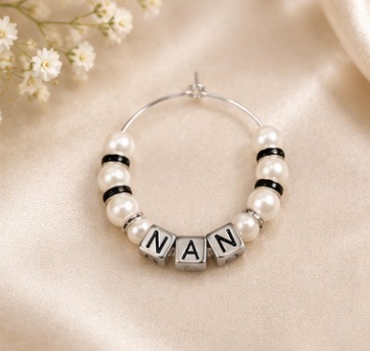 Personalised Wine Glass Charms