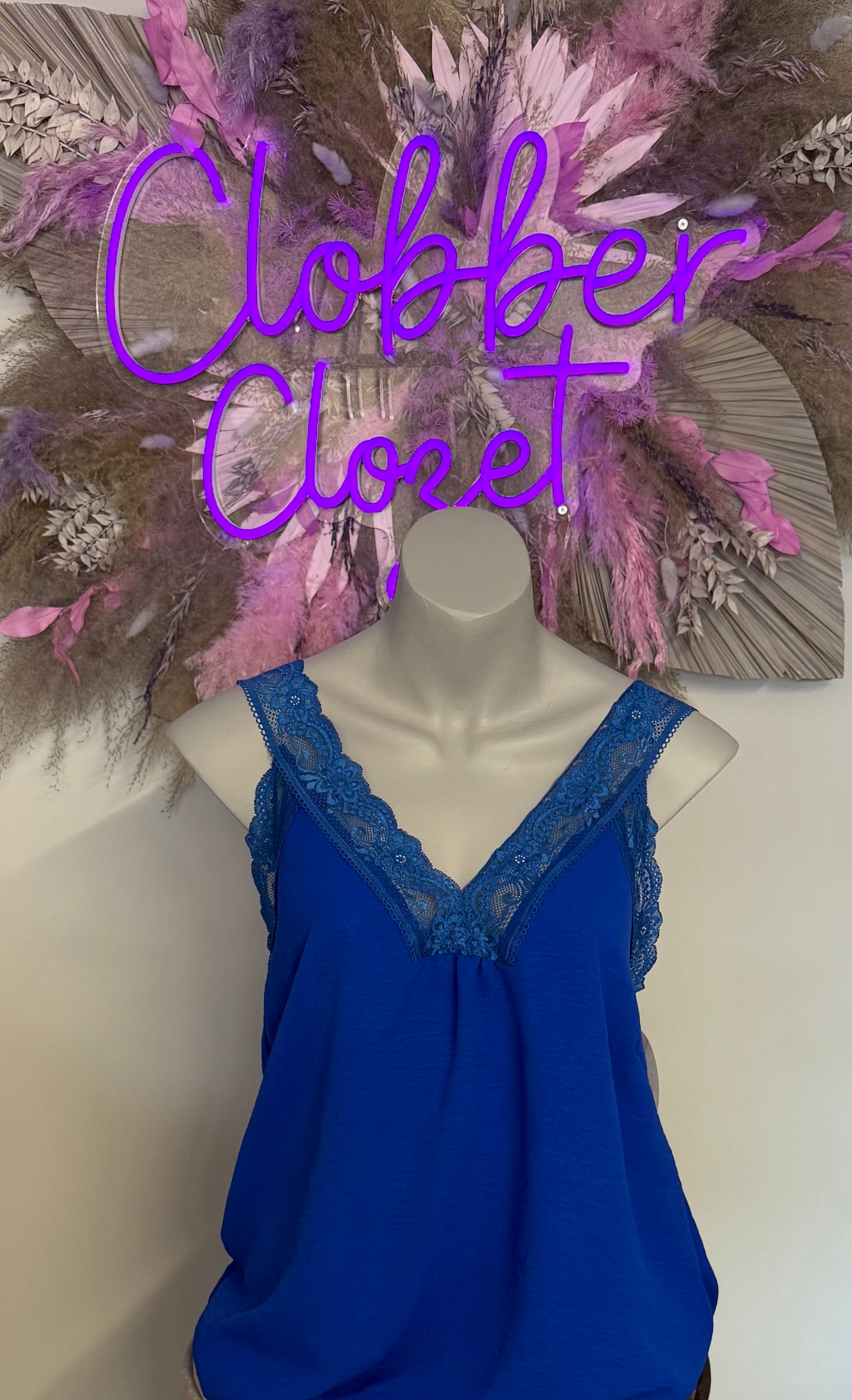 Elodie Italian Lace Vest Top