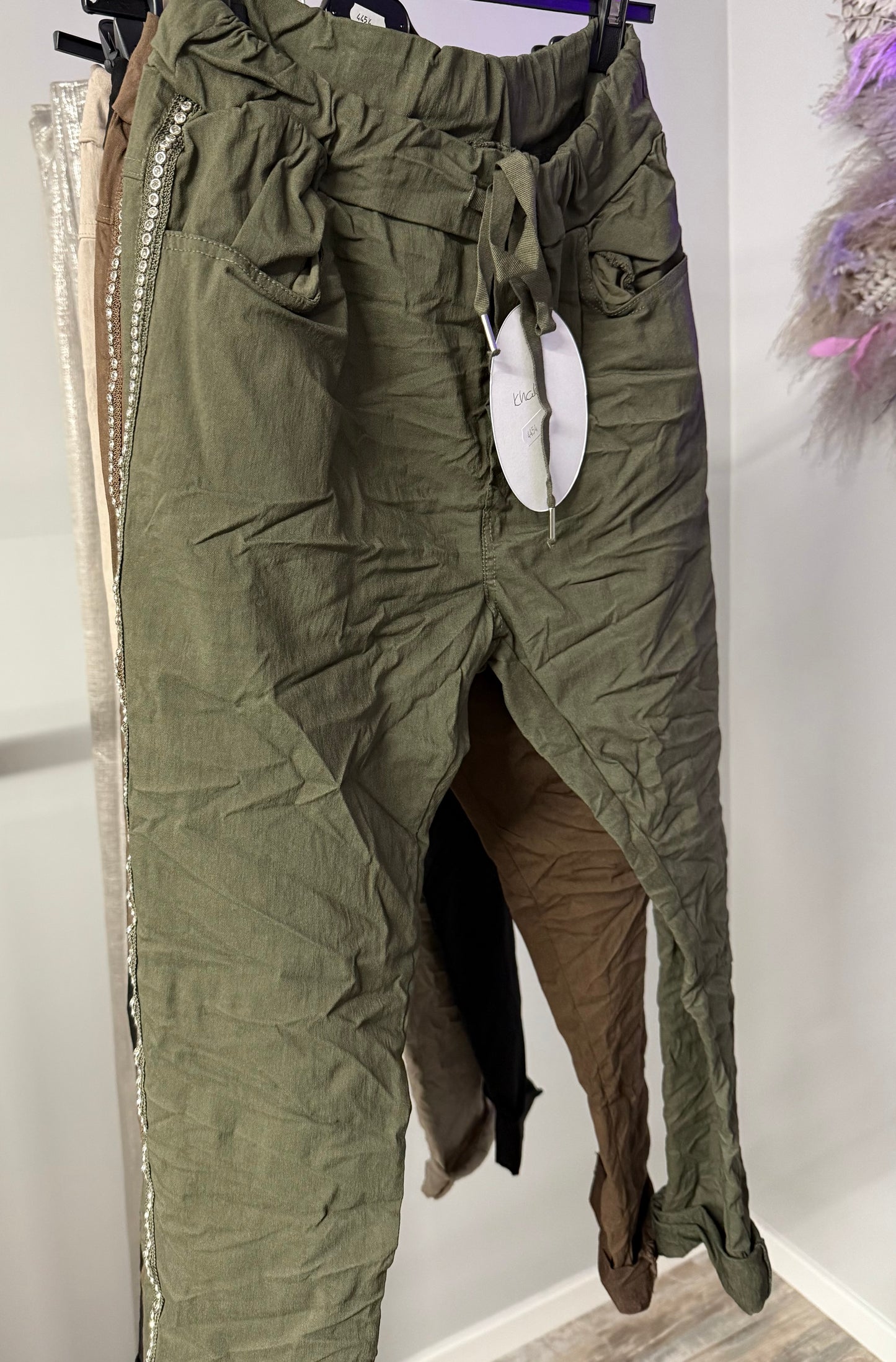 Diamante Side Magic Trousers