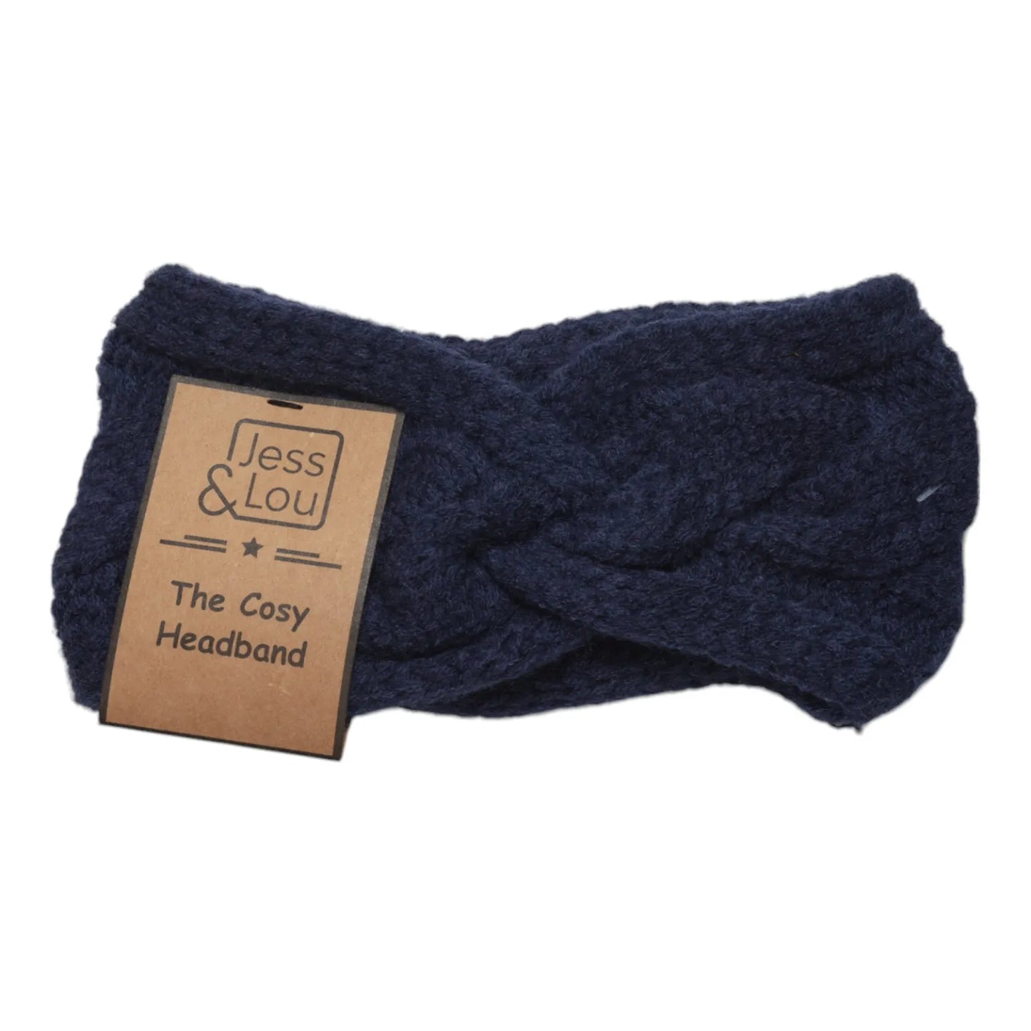 Jess & Lou Cosy Cable, Knot Front Headband
