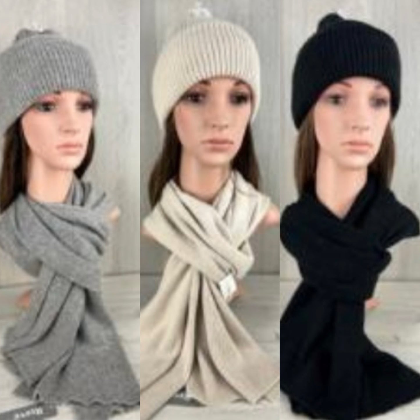 Beanie Hat and Scarf Set