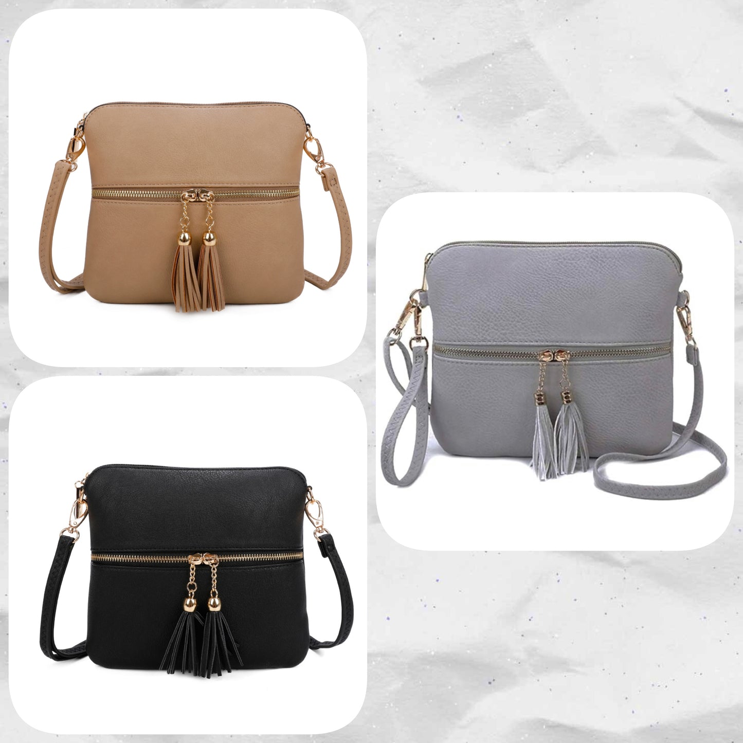 Small Tassel Crossbody Bag