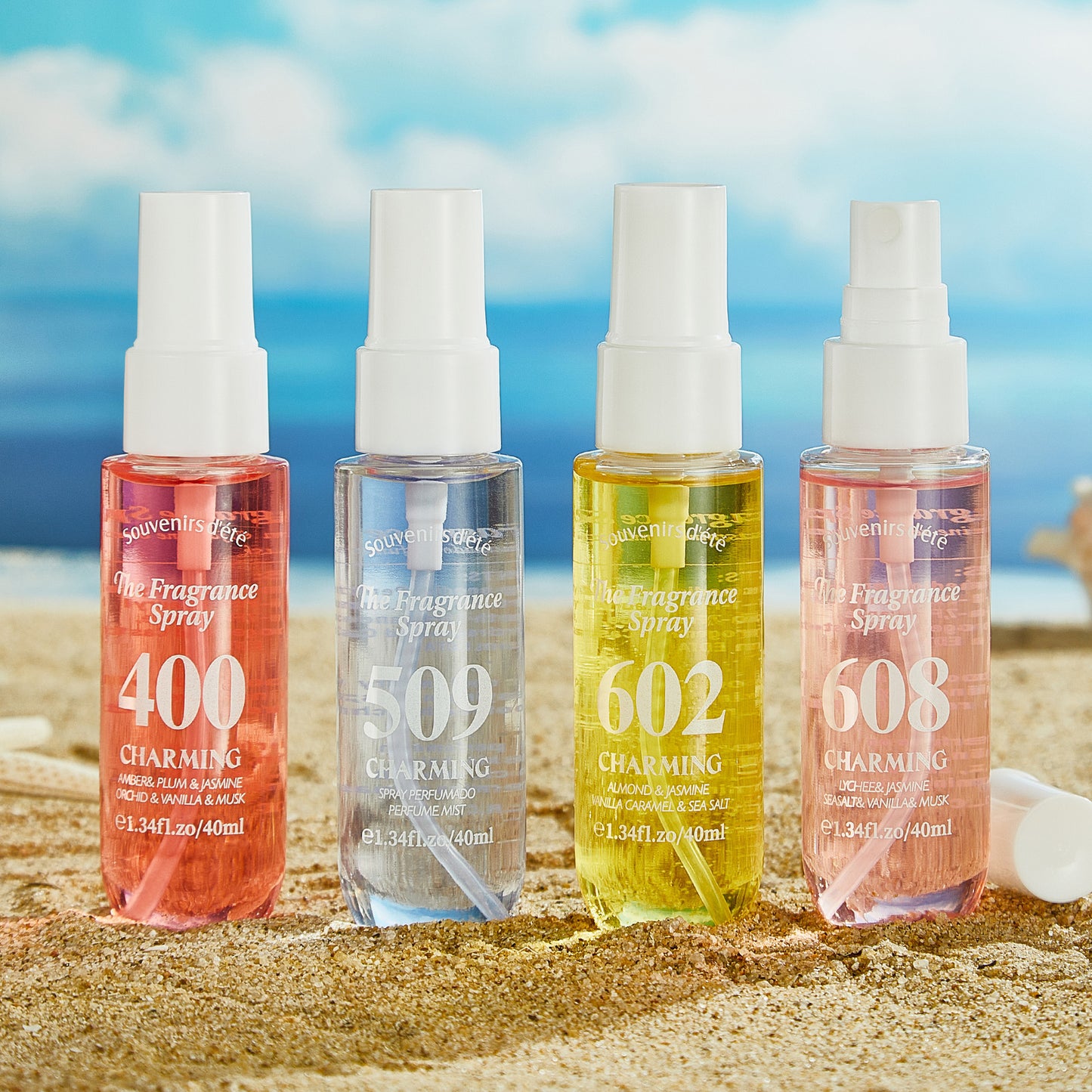 The Fragrance Spray Gift Set 4 x 40ml (Summery Set)