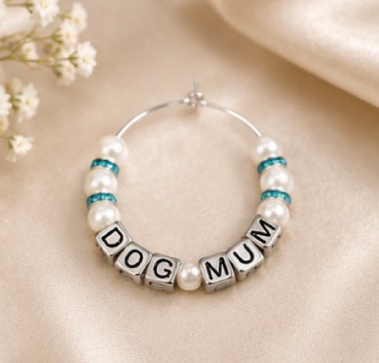 Personalised Wine Glass Charms
