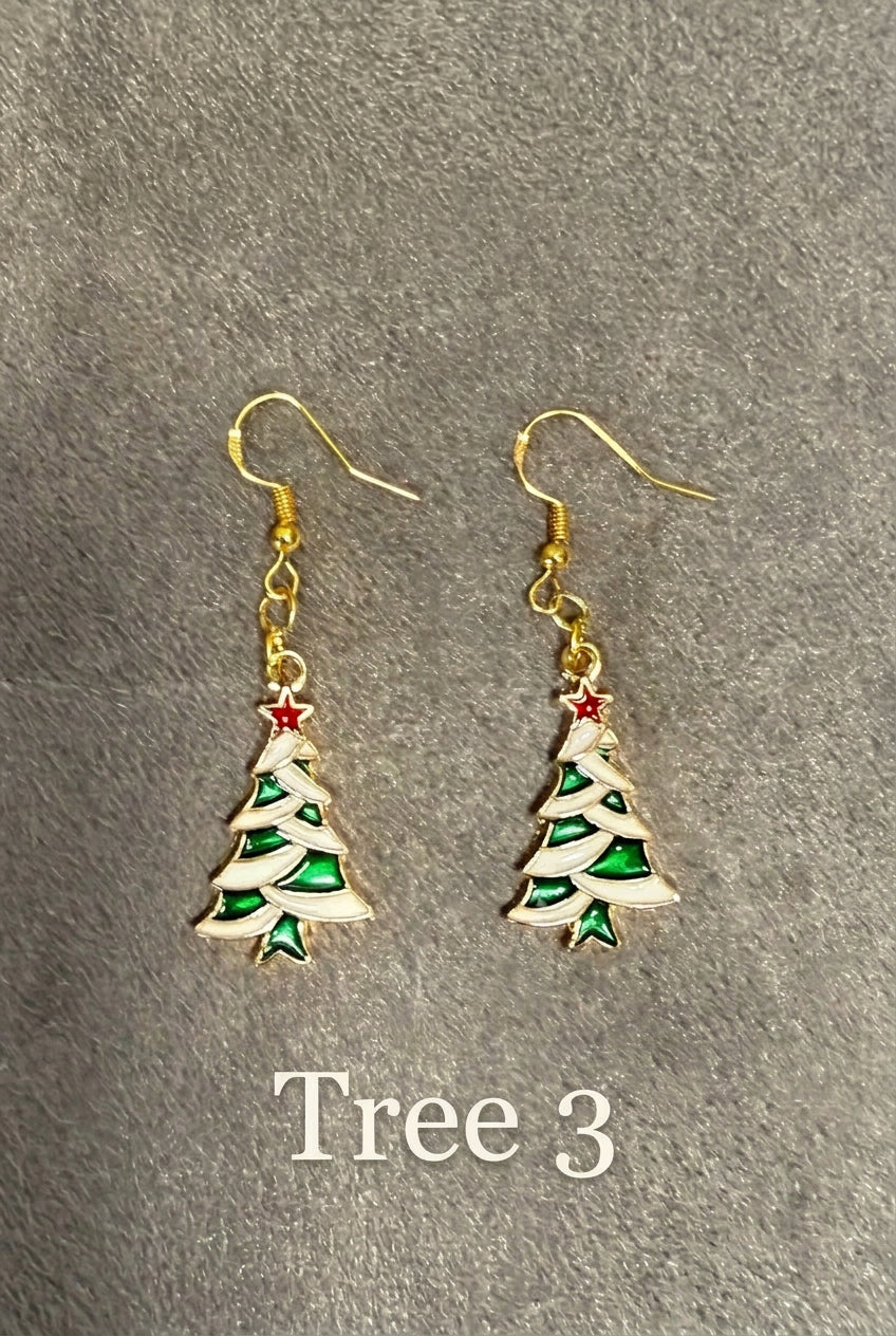 Christmas Dangle Drop Earrings