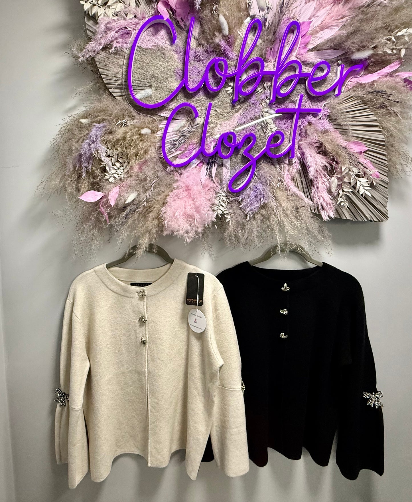 Crystal Bow Cardigan