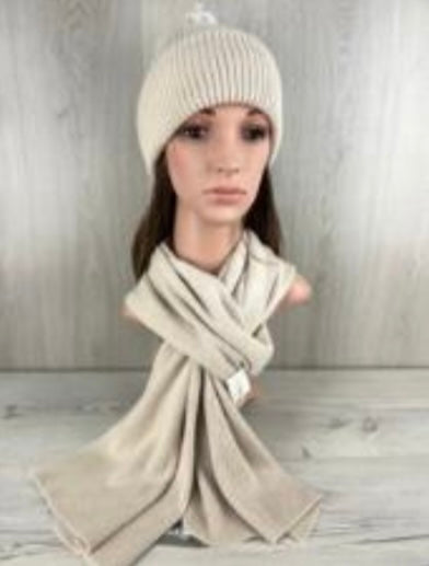Beanie Hat and Scarf Set