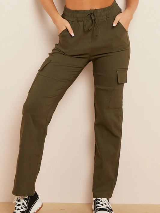 Piper Casual Cargo Trouser - Khaki