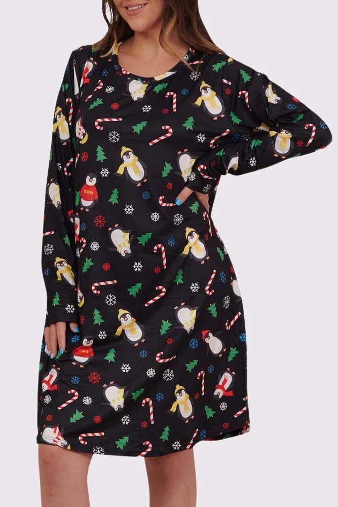 Christmas Tunic Top/Dress (Please see description re. style)