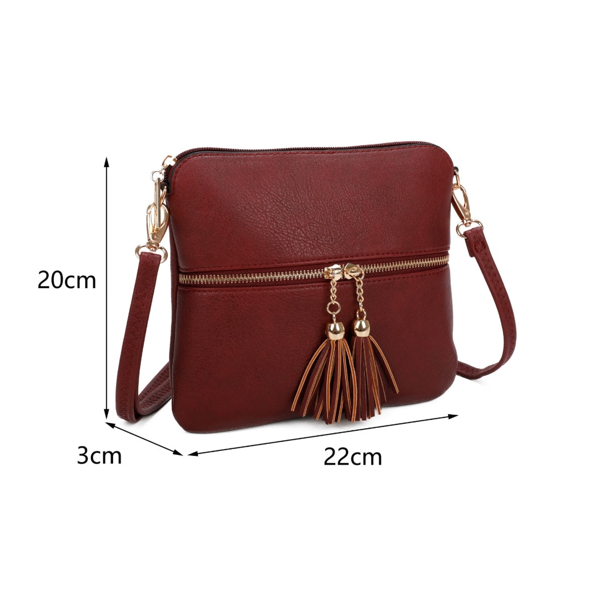 Small Tassel Crossbody Bag