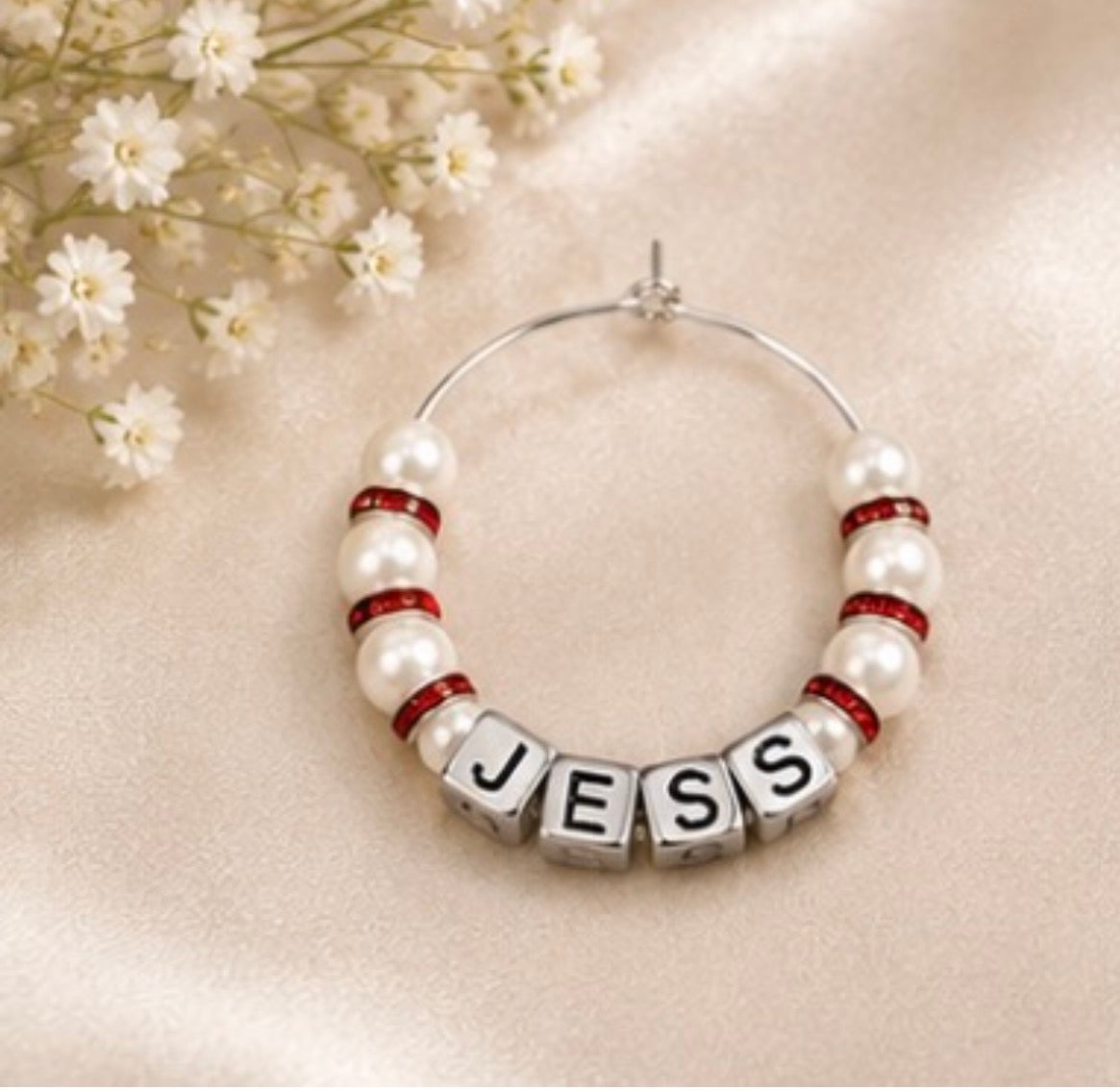 Personalised Wine Glass Charms