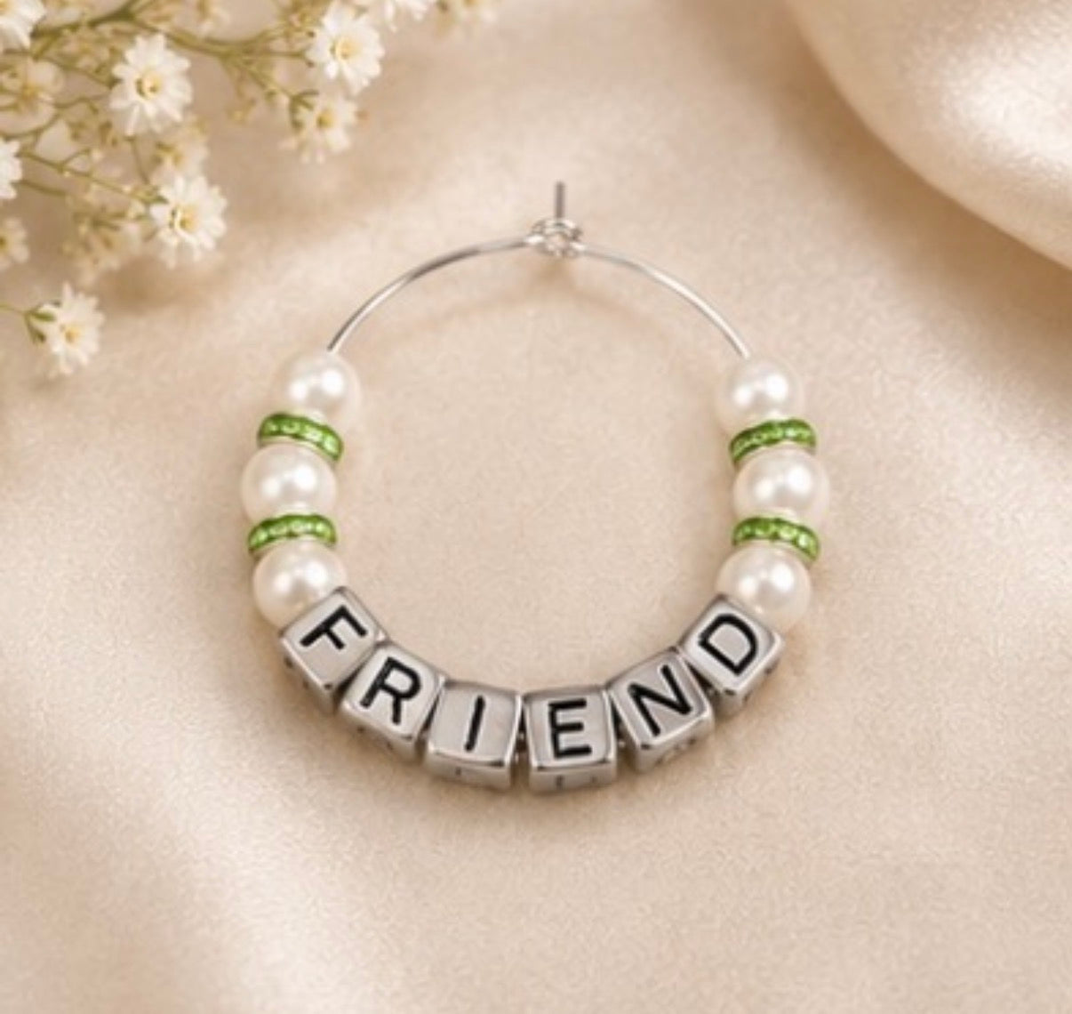 Personalised Wine Glass Charms