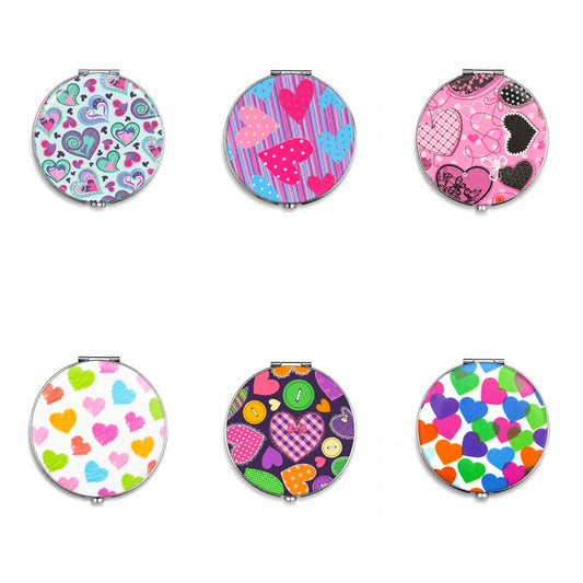 Miss Milly Heart Compact Mirror