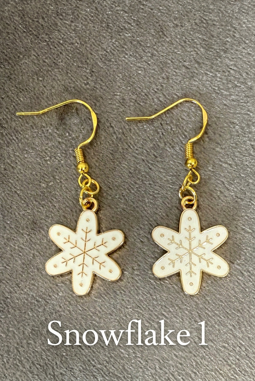 Christmas Dangle Drop Earrings