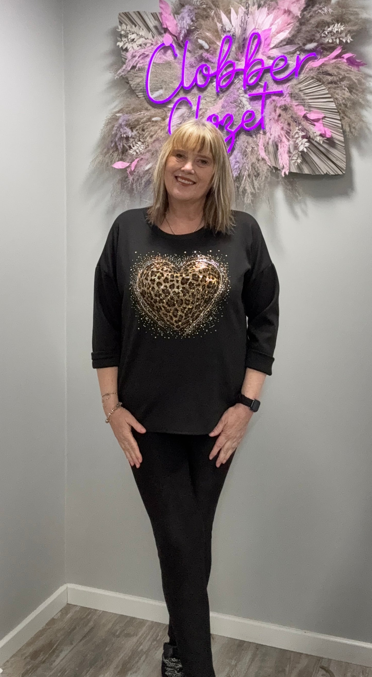 Heart Sparkle Sweatshirt