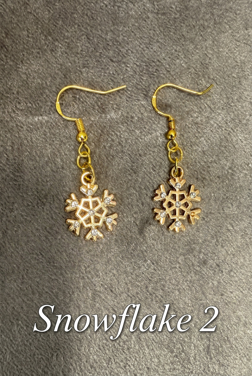 Christmas Dangle Drop Earrings