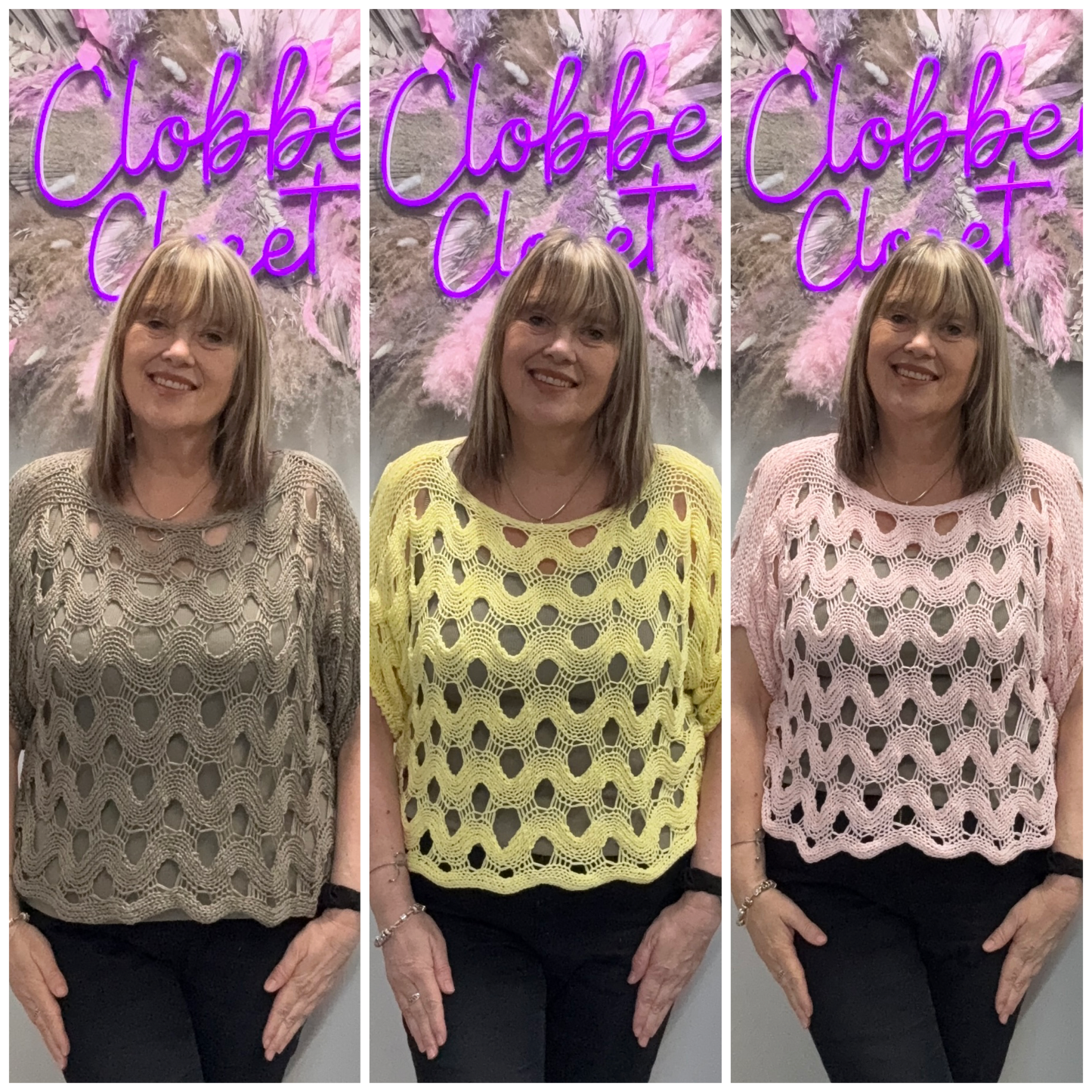 Oversized Crochet Top