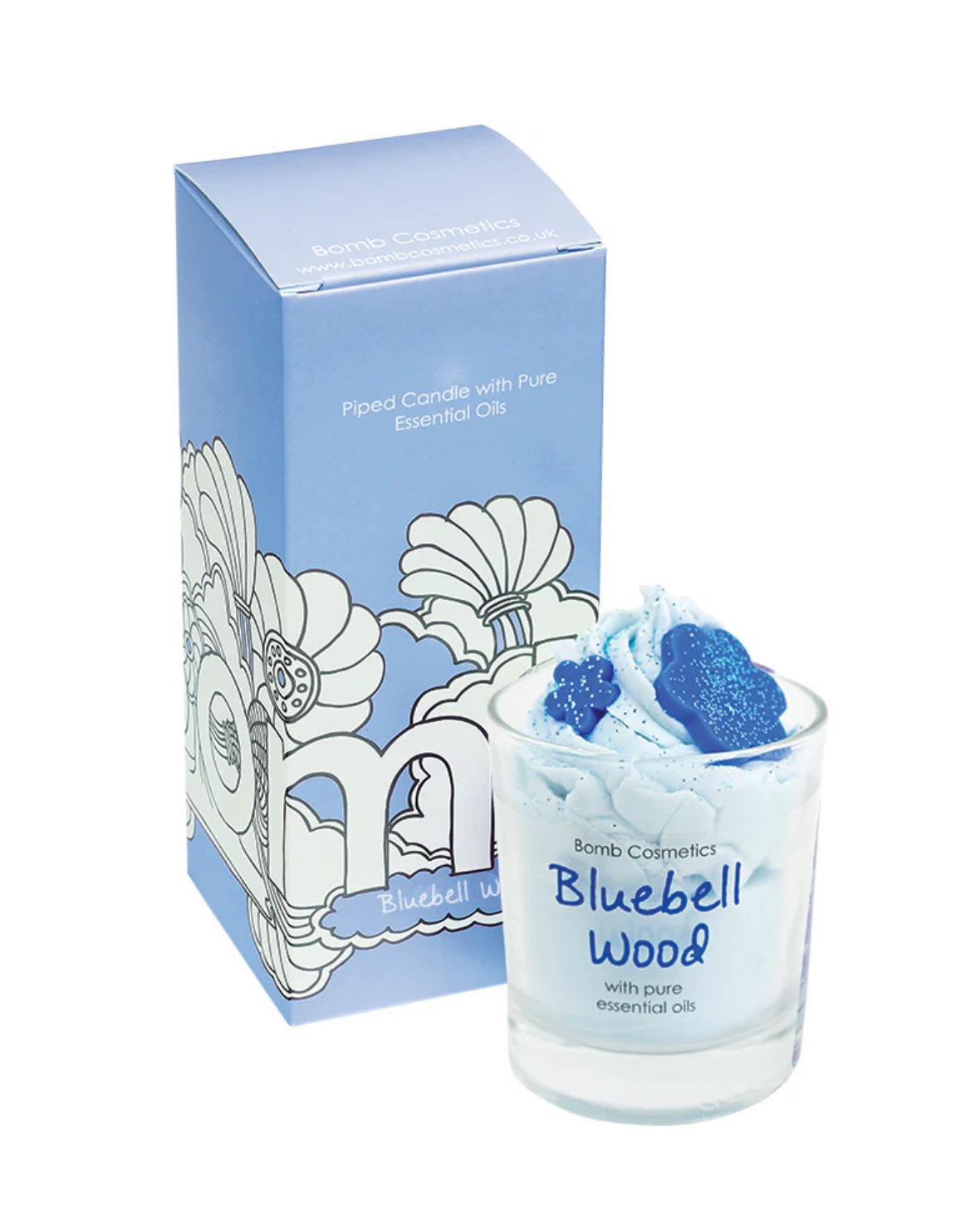 Bluebell Wood Piped Candle
