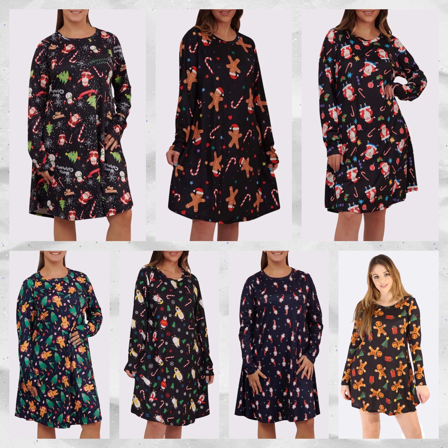 Christmas Tunic Top/Dress (Please see description re. style)