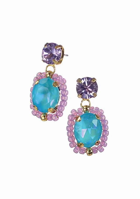 Dolly Drops - Azure Blue withLilac