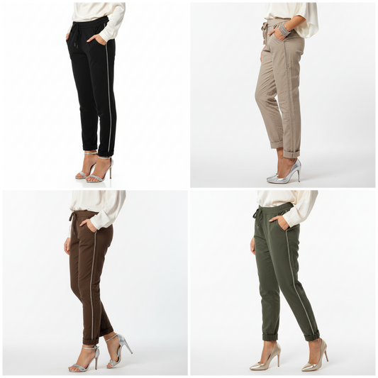 Diamante Side Magic Trousers